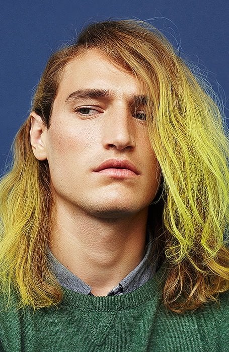 Long Bleached Hair For Men