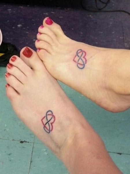 Matching Foot Tattoos For Women