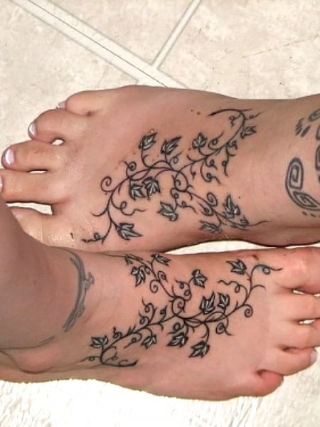 Matching Foot Tattoos