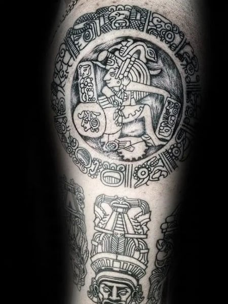 Mayan Tattoo For Men
