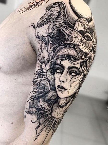 Medusa Tattoo Men