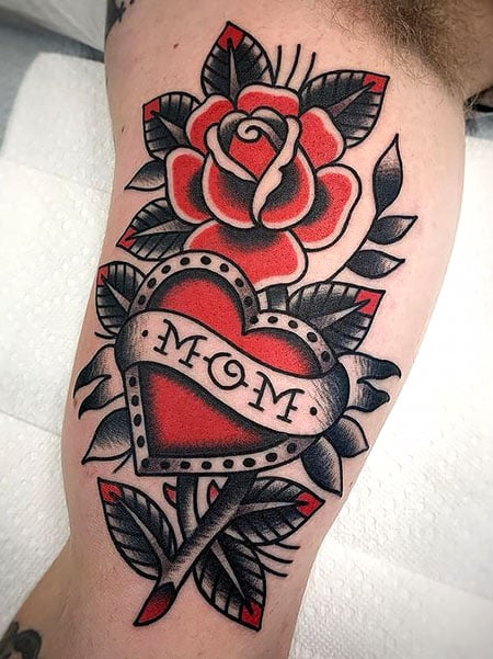 cool mom and dad tattoos for men