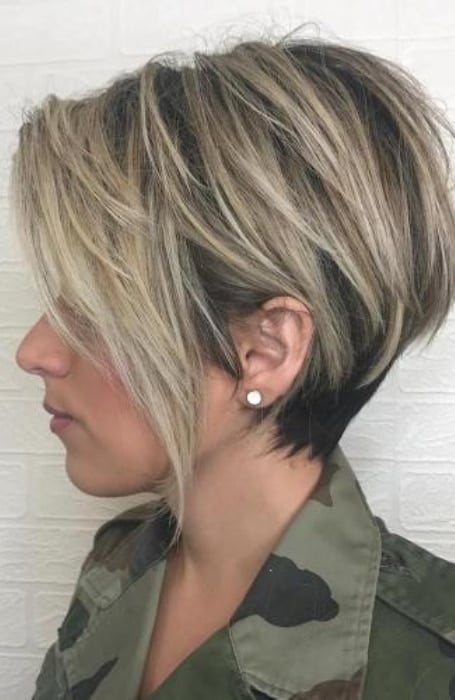 Pixie With Balayage