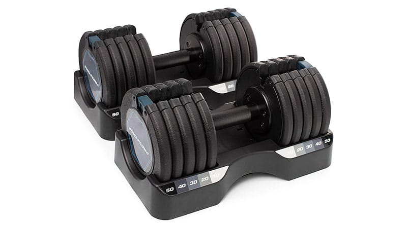 Proform 50 Lb. Select A Weight Dumbbell Pair