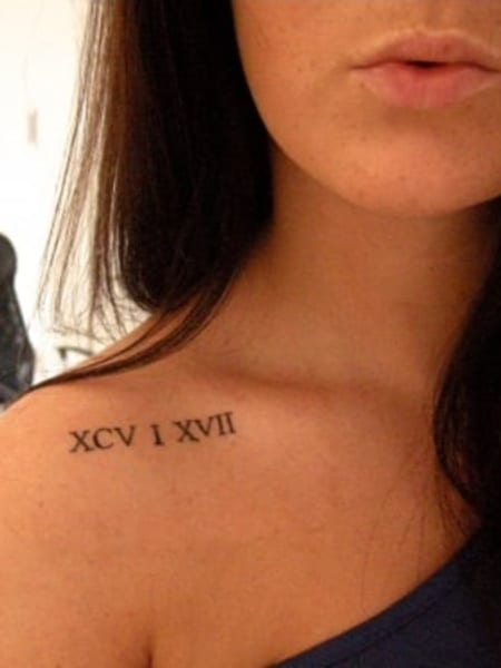 Roman Numerals Tattoos