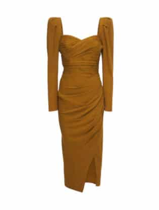 Ruched Midi Dress