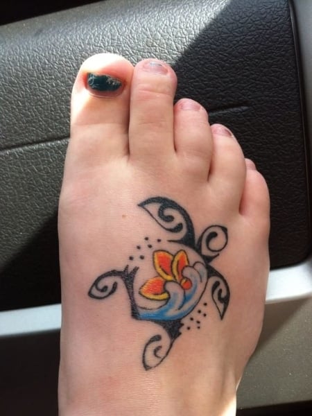 Sea Turtle Tattoo For Women