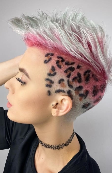 Shaved Hair With Hair Design