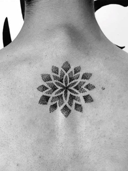 Simple Mandala Tattoo For Men