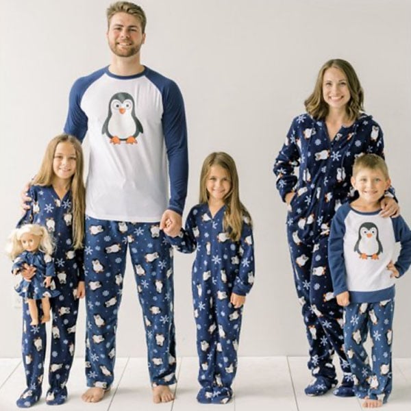 Sleepytimepjs Matching Family Penguin Pajamas