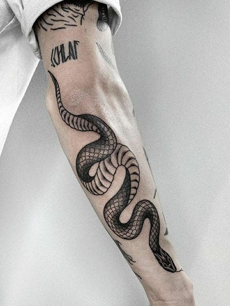 Snake Tattoo For Men