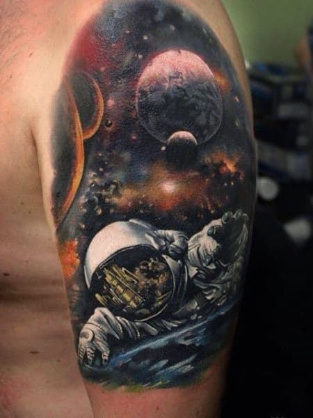 Space Tattoos For Men