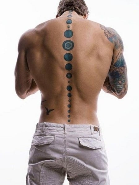 Spine Tattoos For Men