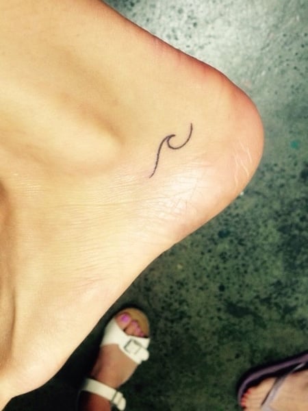 Discover more than 72 wave tattoo on foot  ineteachers
