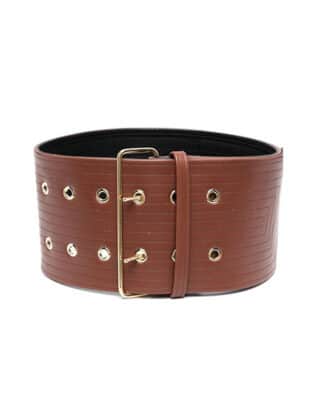 Wide Leather Belt
