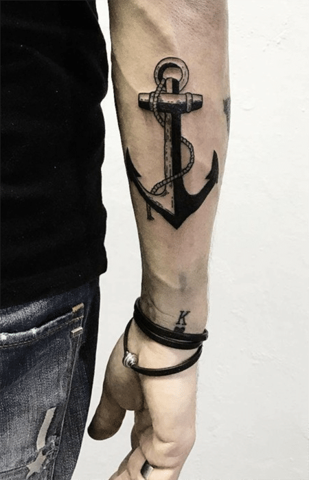 Anchor Tattoo Men