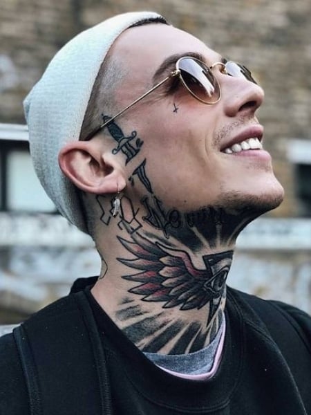 Neck Tattoos For Men