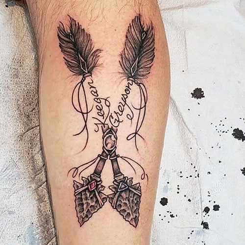 Arrow Name Tattoo 3