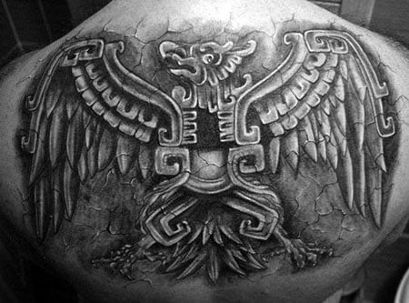 Eagle Warrior done by Carnaza Tattoo secret spot Mexico City Mexico  r tattoos