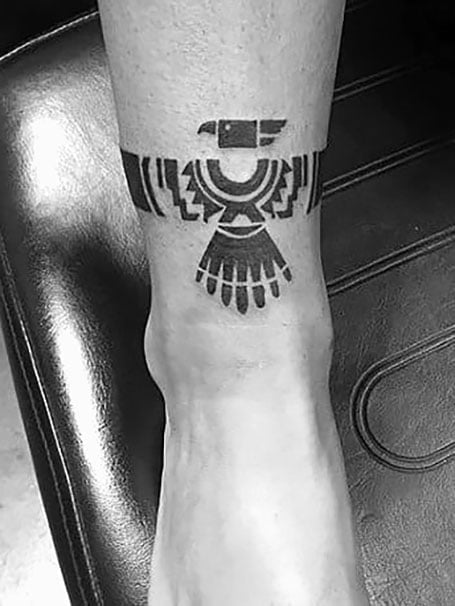 Aztec Bird Tattoo