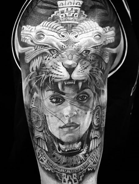 Details more than 76 aztec jaguar tattoo designs  thtantai2