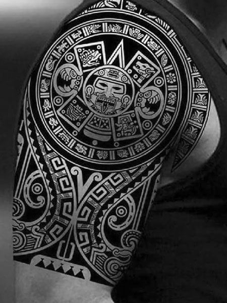 Aztec Shoulder Tattoo Tattoo