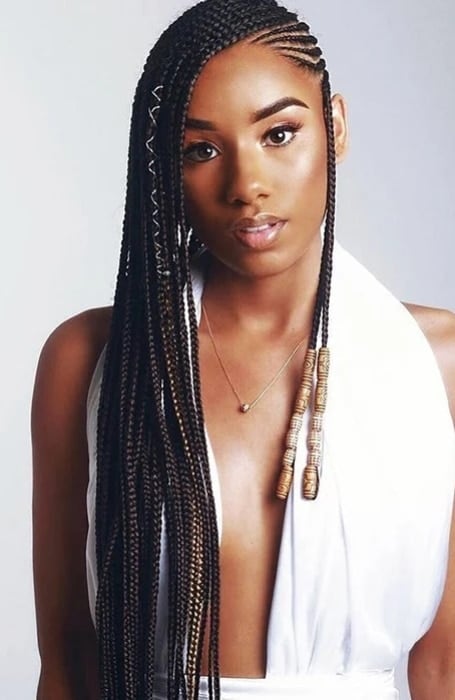 40 Awesome Afroamerikaner-Frisuren und Haarschnitte - Luise.site | Side  braid hairstyles, African american hairstyles, Hair inspiration