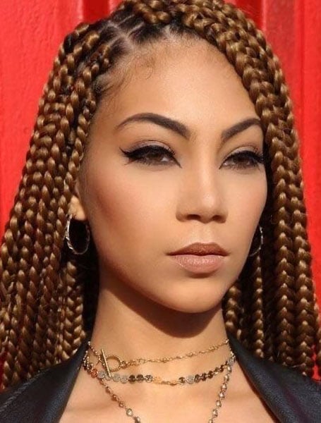 Big best sale box braids