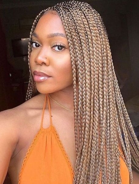 Blonde Box Braids