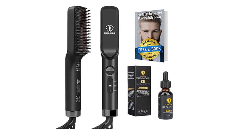 Ceenwes 3 In 1 Beard Straightener