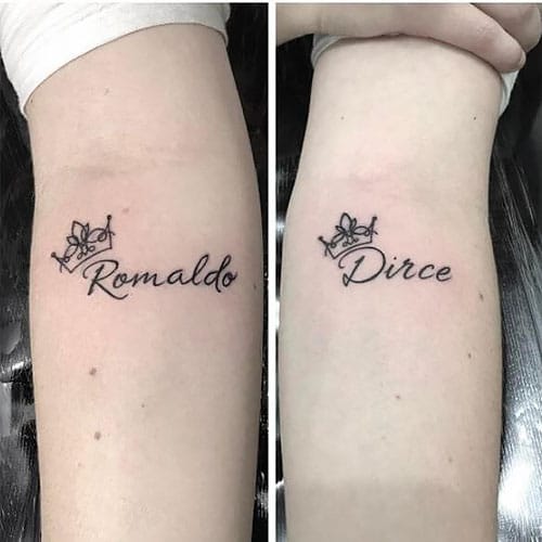 Couples Name Tattoo