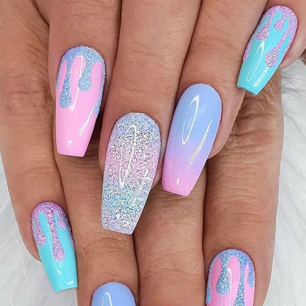 Cute Ombre Nail Design