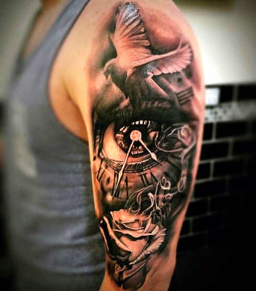 Eye Half Sleeve Tattoo