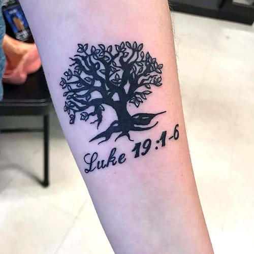 Family Tree Name Tattoo 2