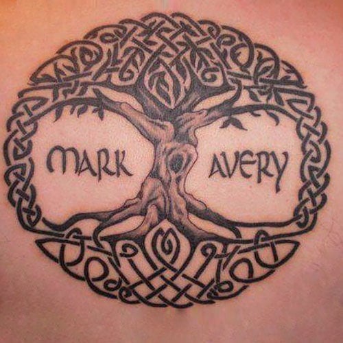 Family Tree Name Tattoo 3