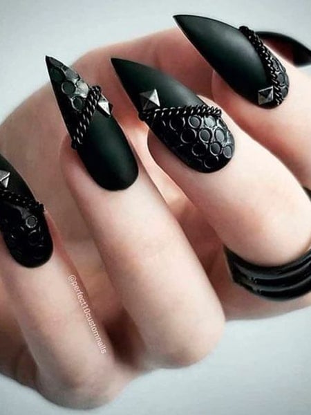 Gothic Stiletto Nails