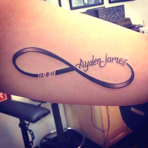 Infinity Name Tattoo