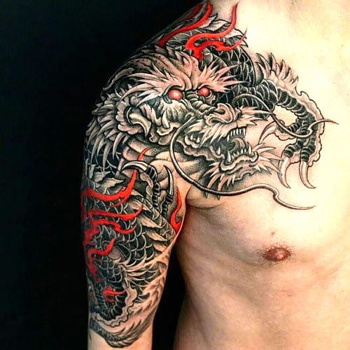 Japanesse Half Sleeve Tattoo