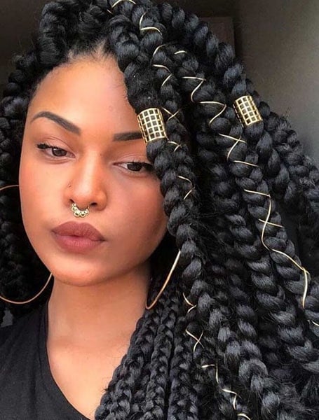 Best Big Box Braids Styles 2023: Braid Hairstyles - Reny styles