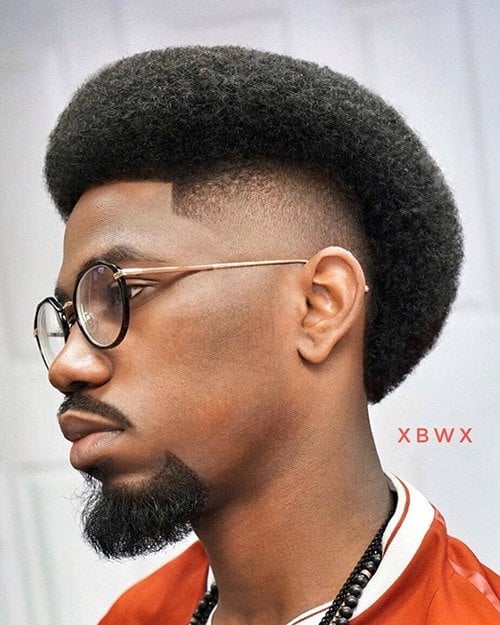 Long Afro Fade HAircut