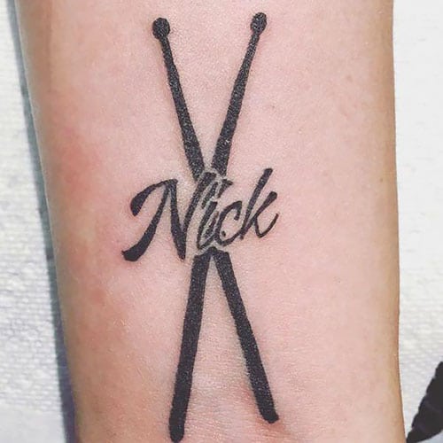 Music Name Tattoo