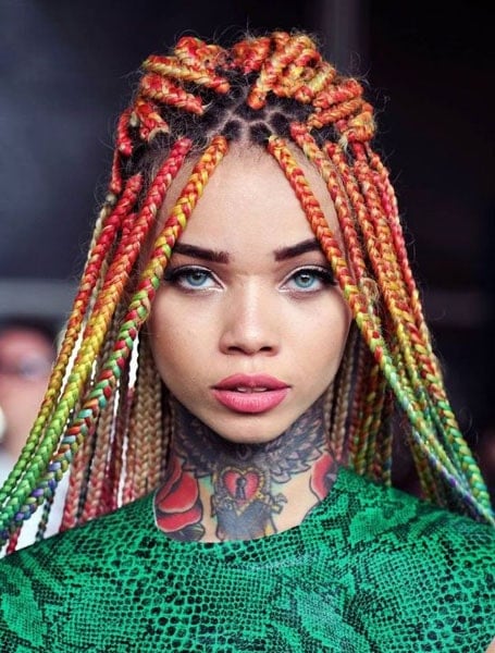 50 Exquisite Box Braids Hairstyles That Really Impress