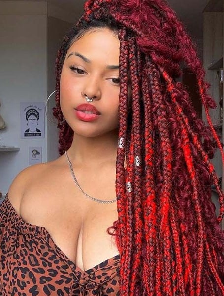 60 Trending Knotless Braid Hairstyles for Black Women 2024