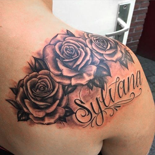 Rose Name Tattoo 3