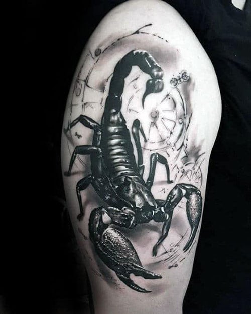 Scorpian Half Sleeve Tatoo