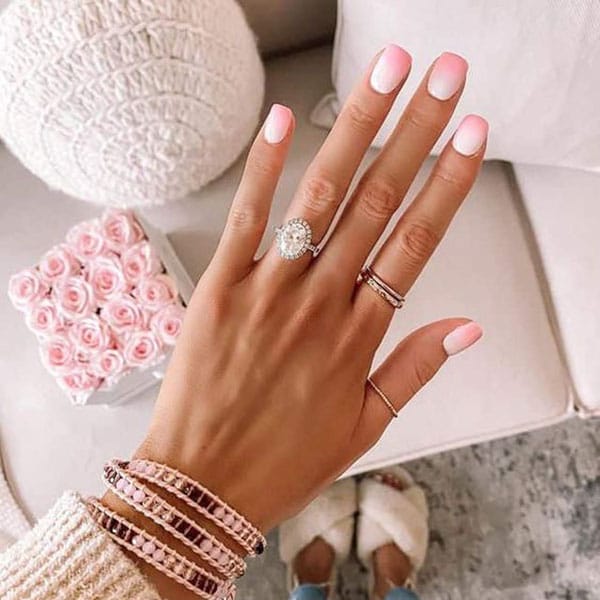 Short Ombre Nails