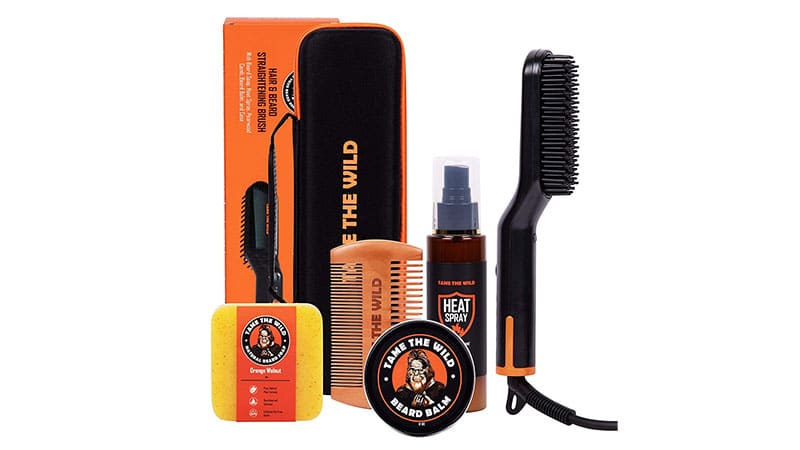 Tame The Wild Easy Glide Beard Straightener Essentials Kit