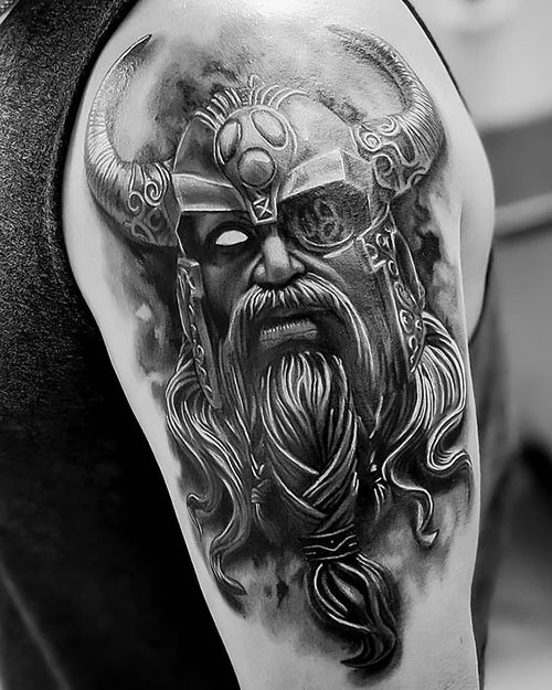 Viking Half Sleeve Tattoo