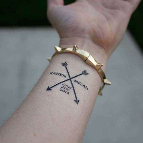 Wrist Name Tattoo