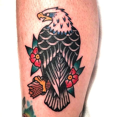 Bald eagle tattoo Royalty Free Vector Image - VectorStock